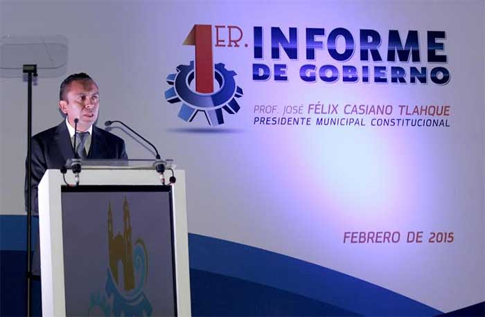 Con llamado a definir límites, Casiano presenta informe