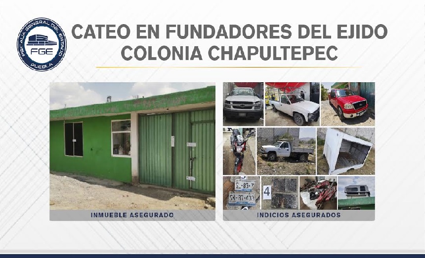 En la colonia Chapultepec localizan vehículos robados
