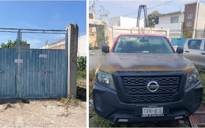 Hallan camionetas robadas con mercancía tras cateo en Tecamachalco