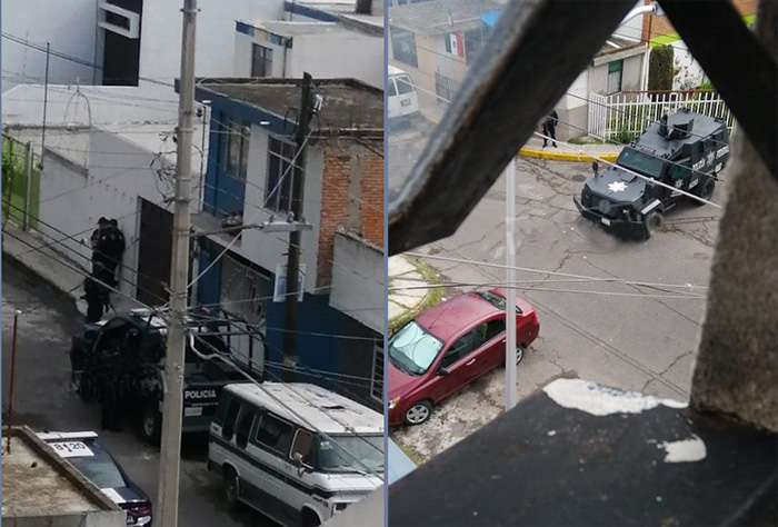 Policía Federal catea domicilio en Amalucan