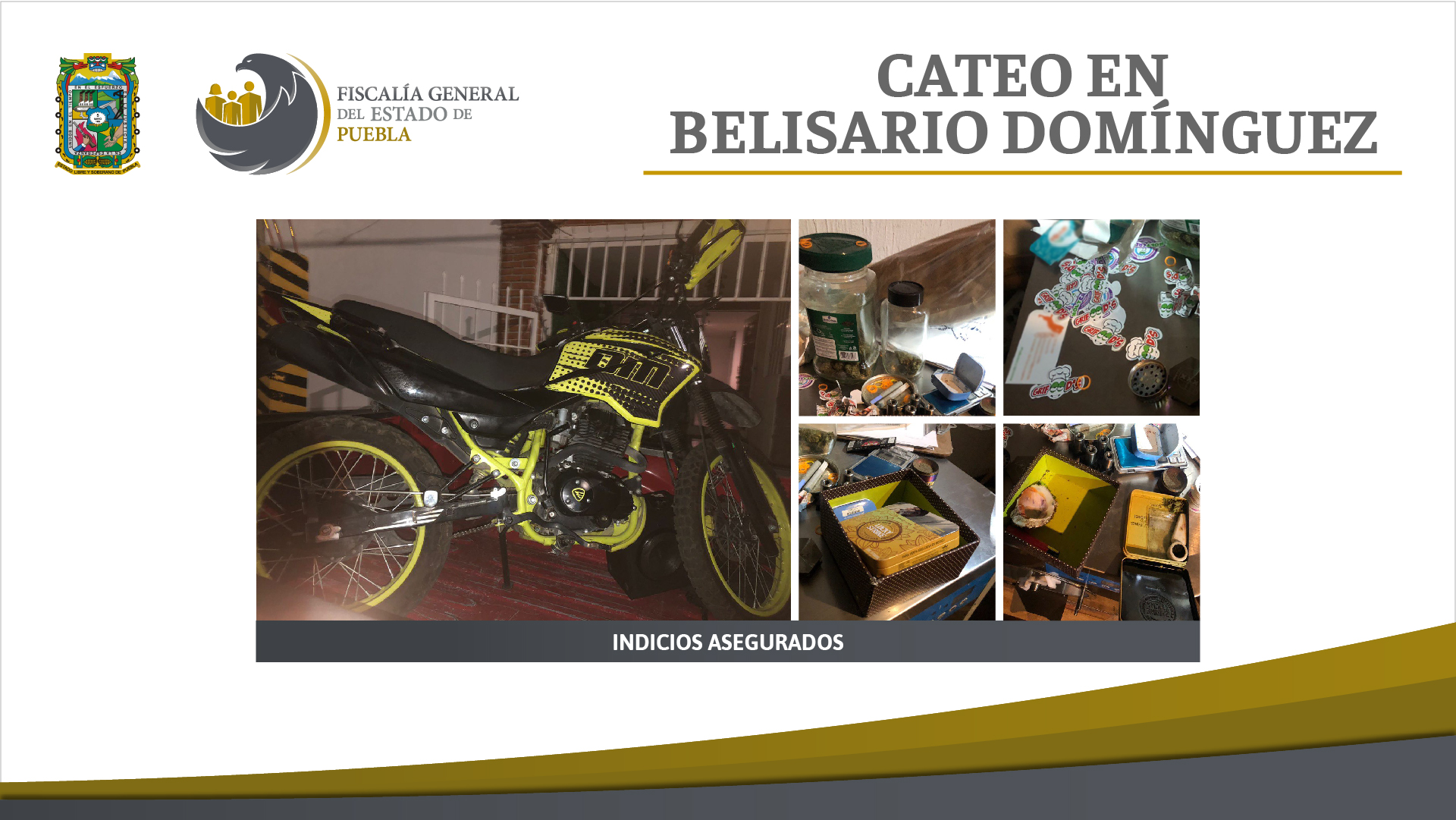 Catea la FGE narcotiendita en la colonia Belisario Domínguez