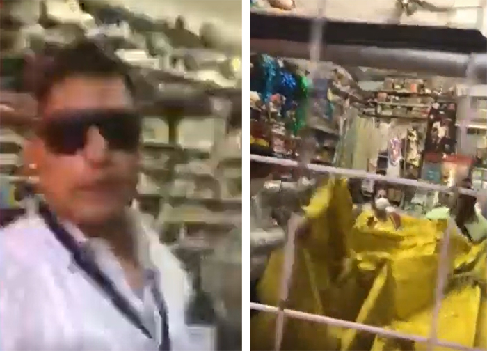 Sin una orden oficial FGE cateó la mercería La Cadena