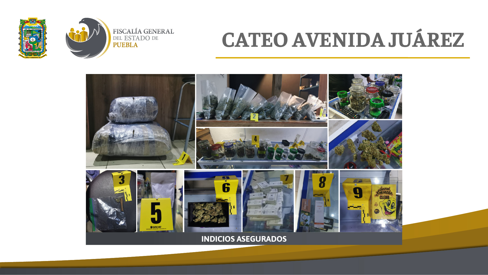En cateo en La Juárez aseguraron más de 19 kilos de droga