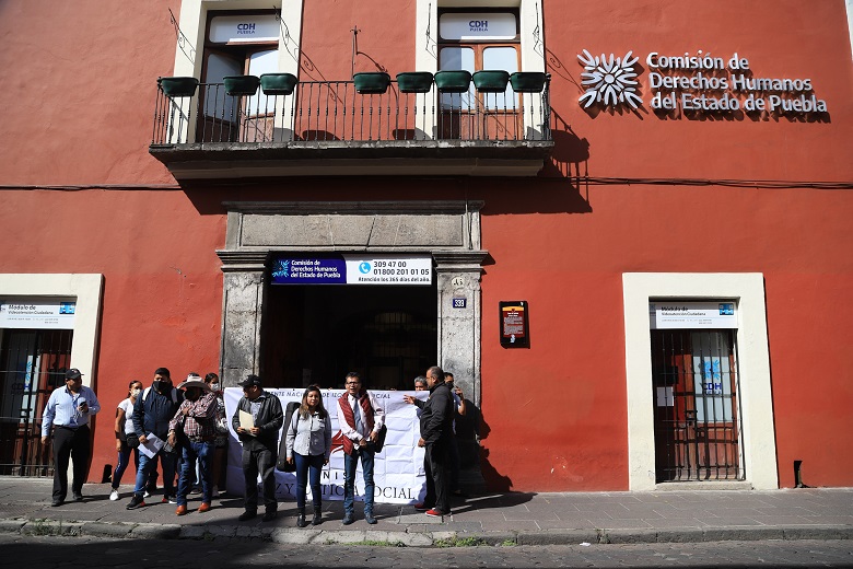 Acusa CDH Puebla la segunda carga de trabajo más alta del país