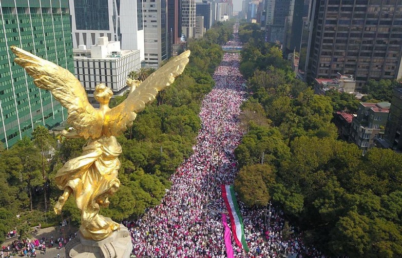 El INE no se toca: marchan en la CDMX y 50 ciudades en el país