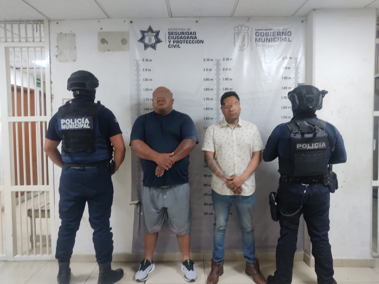Detienen a dos masculinos por delitos contra la salud en Cuautlancingo