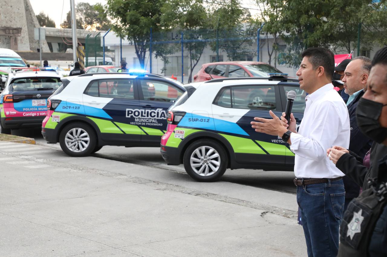 Eduardo Rivera aplica operativo Ceda 360 contra la inseguridad en Puebla