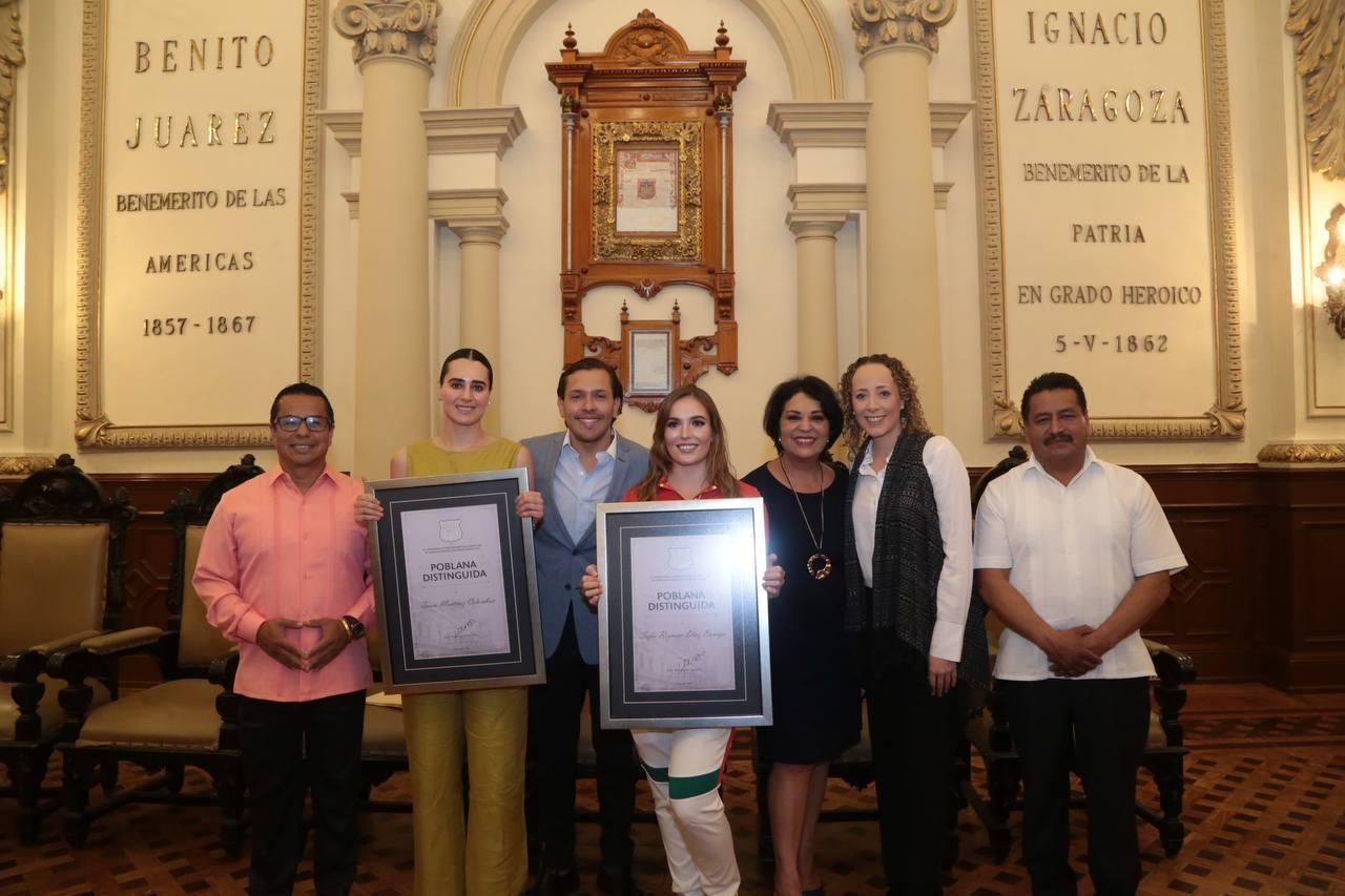 Deportistas son reconocidas como poblanas distinguidas