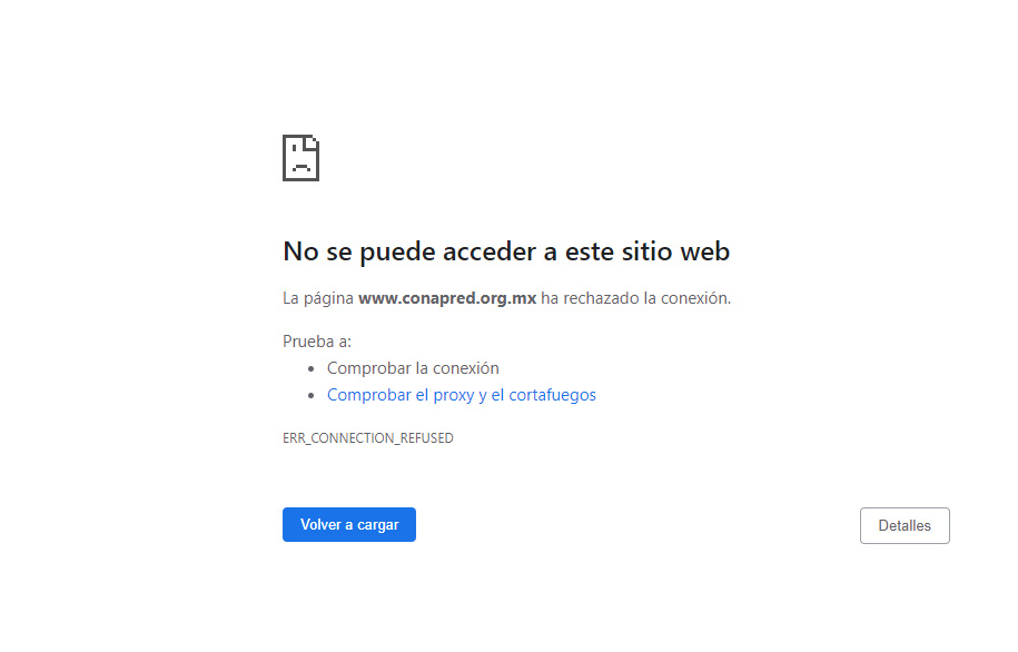 Bajan página web de Conapred tras ataques cibernéticos