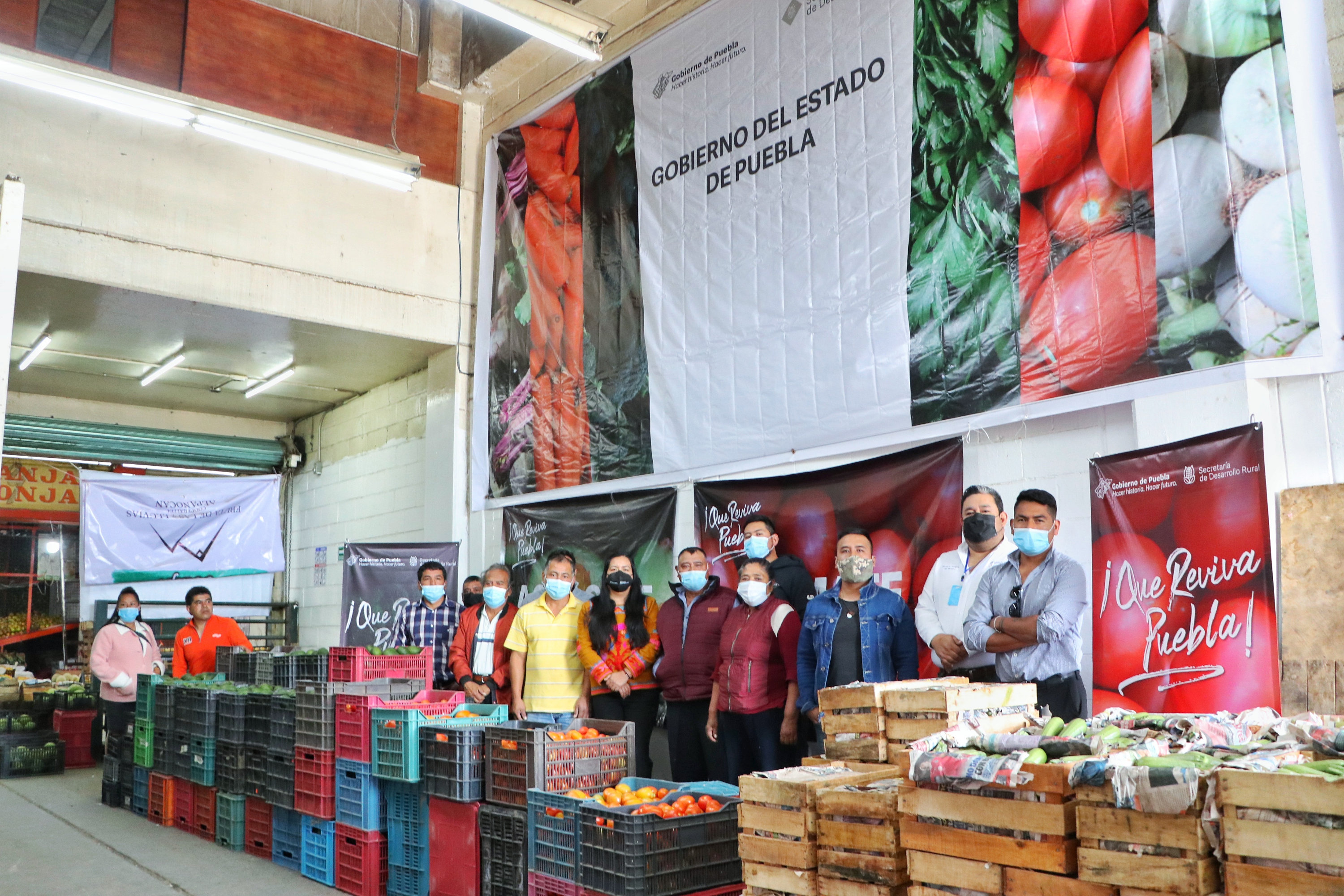 Ponen a disposición de productores poblanos bodega de la Central de Abasto de CDMX