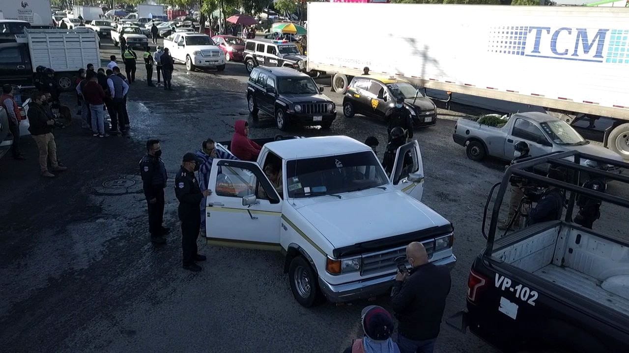 Ayuntamiento de Puebla realiza operativo en la Central de Abasto