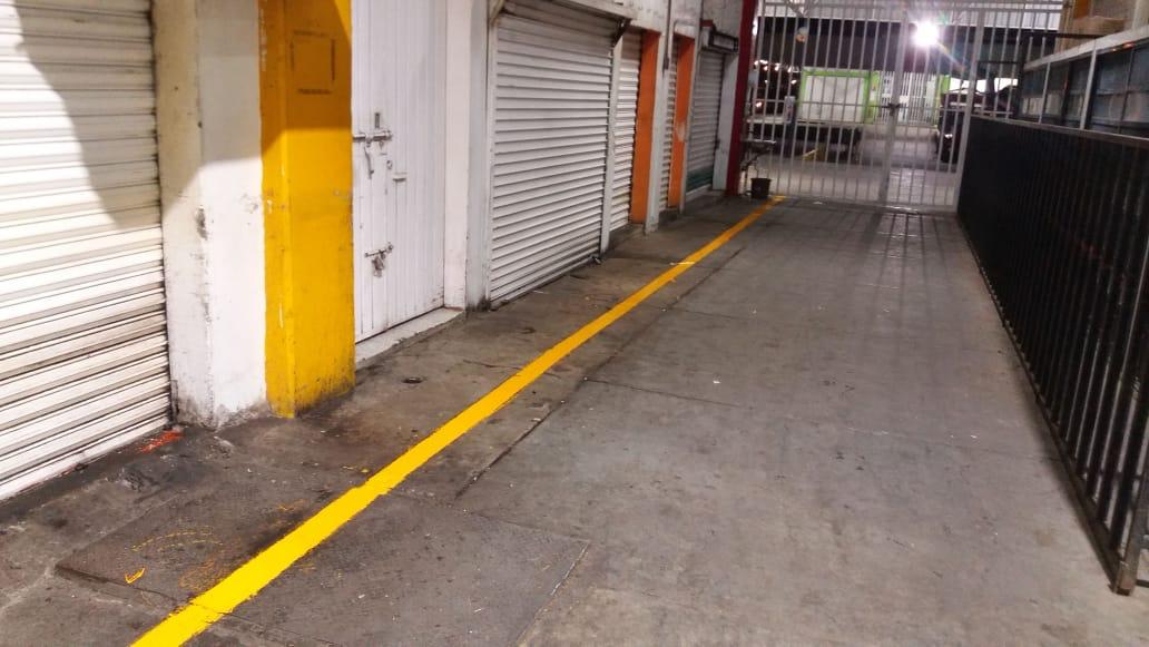 Sigue sanitización en la Central de Abasto de Puebla