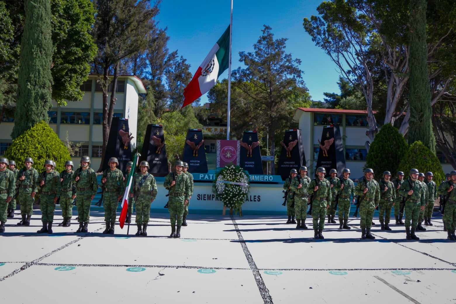 Realizan ceremonia cívica para conmemorar Gesta Heroica de los Niños Héroes en Tehuacán  