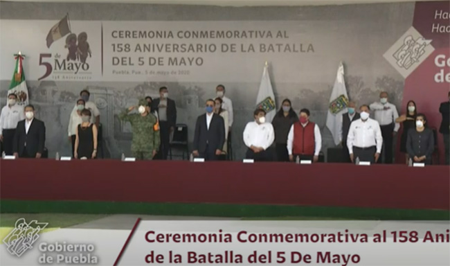 EN VIVO  Barbosa encabeza Ceremonia Conmemorativa al Aniversario de la Batalla de Puebla 