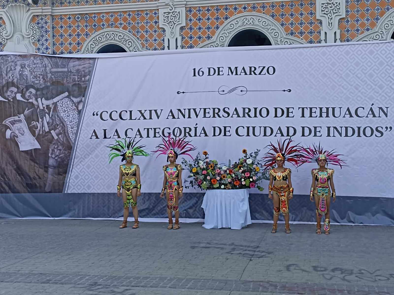 Festeja Tehuacán 364 años de haber obtenido título de Ciudad de Indios