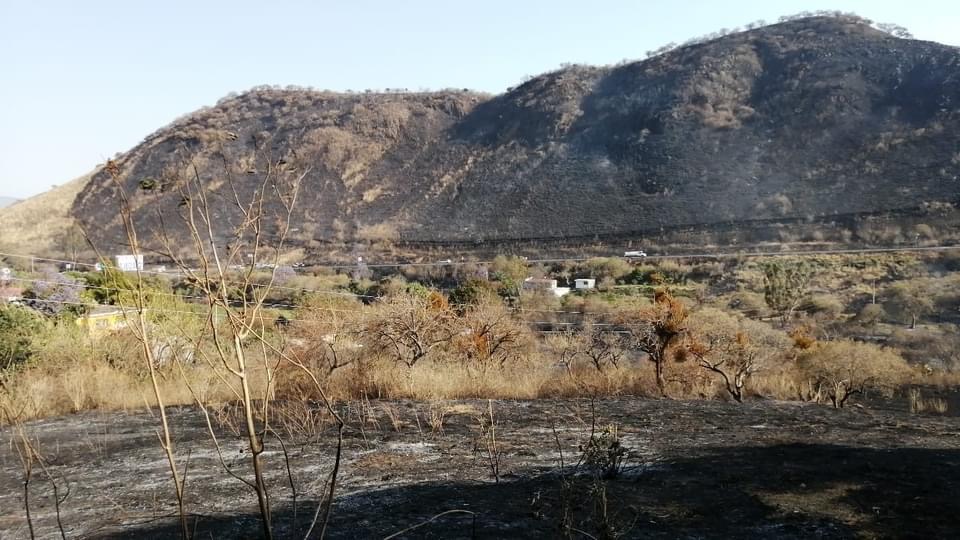 Nuevo mega incendio une a bomberos con atlixquenses para sofocarlo