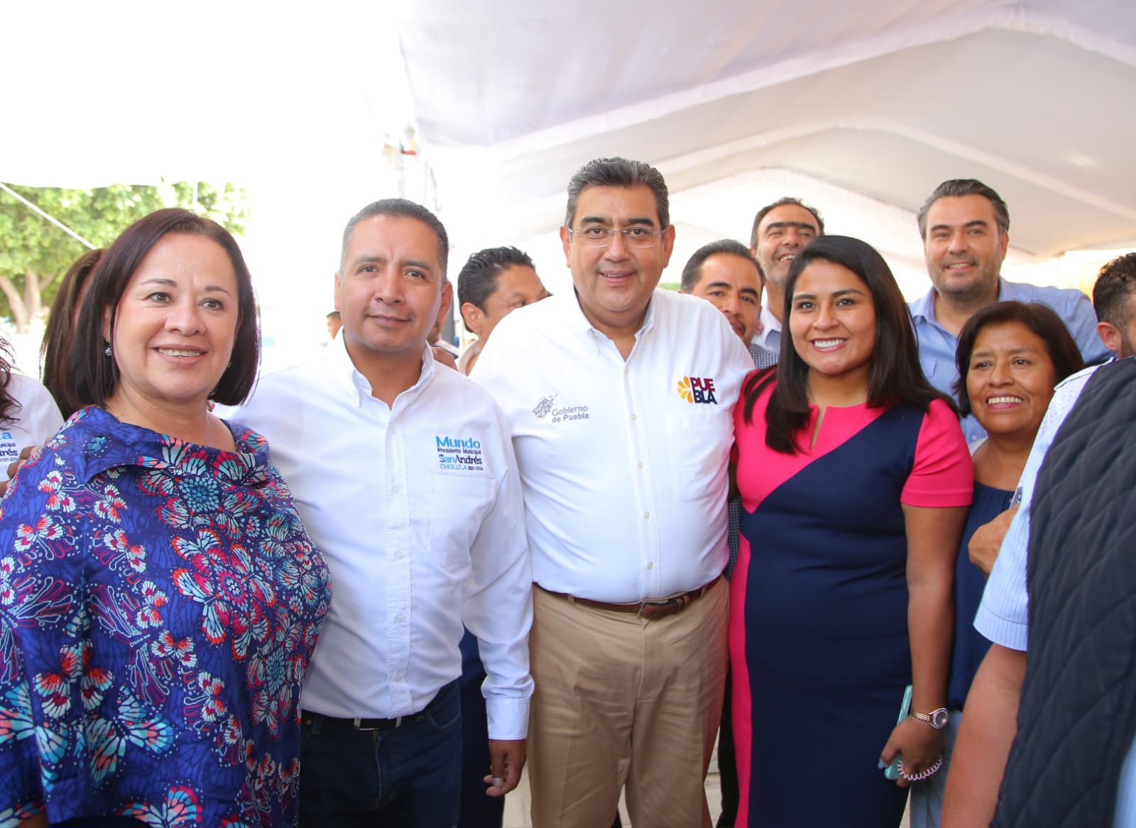Céspedes crece apoyos para San Andrés Cholula