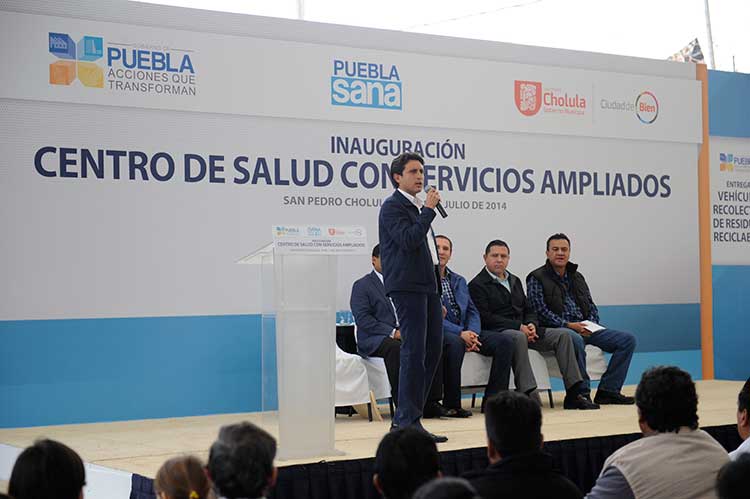 San Pedro Cholula tiene ya Centro de Salud con Servicios Ampliados