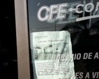 Remodelación de oficinas de la CFE en Atlixco impide pagos