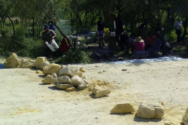 Habitantes cierran acceso a zona arqueológica de San Diego Chalma