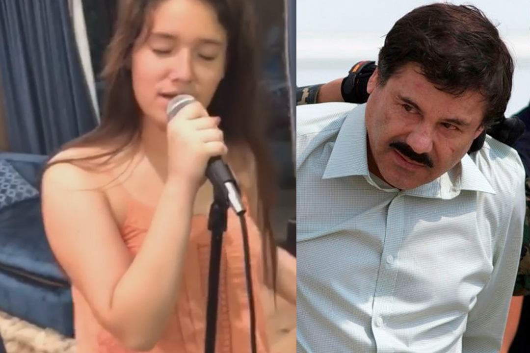VIDEO Nieta del Chapo sorprende a todos al cantar
