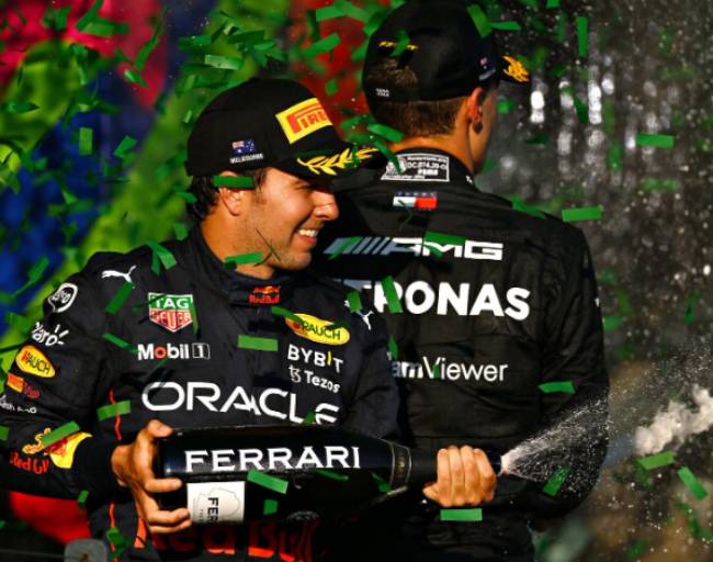 Checo Pérez sube al podio en el Gran Premio de Australia 