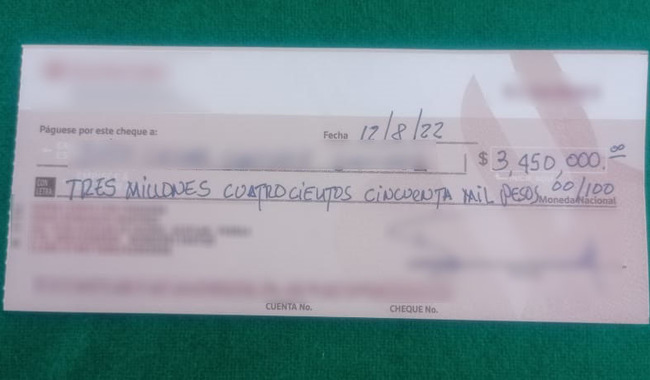 Interceptan cheques por 4 mdp enviados de Estados Unidos a Puebla