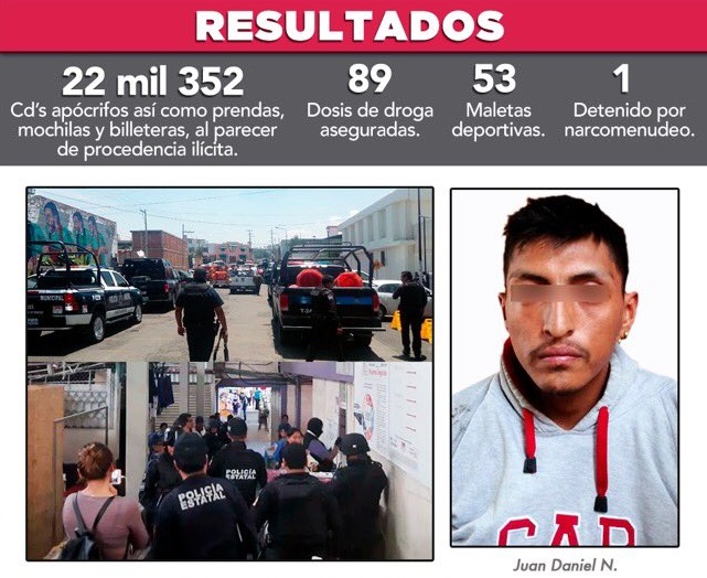 Detienen a El Chetos en La Acocota por narcomenudeo
