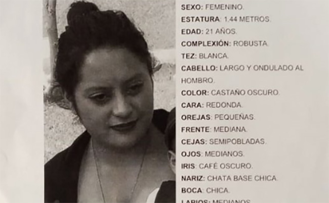 Ana Paola desapareció en la Romero Vargas desde enero