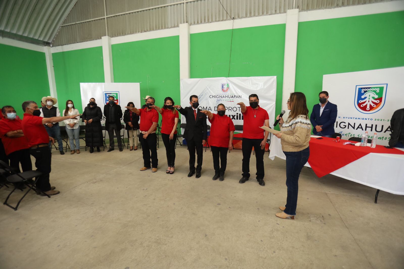 Rinden protesta los 7 ediles auxiliares de Chignahuapan