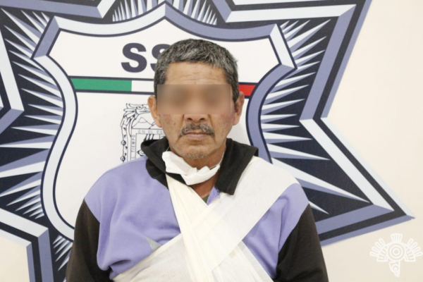 Capturan a abuelito narcomenudista apodado El Chimuleo en Puebla