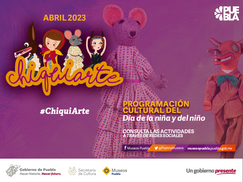 Programa gobierno de Puebla actividades por Día de la Niña y el Niño