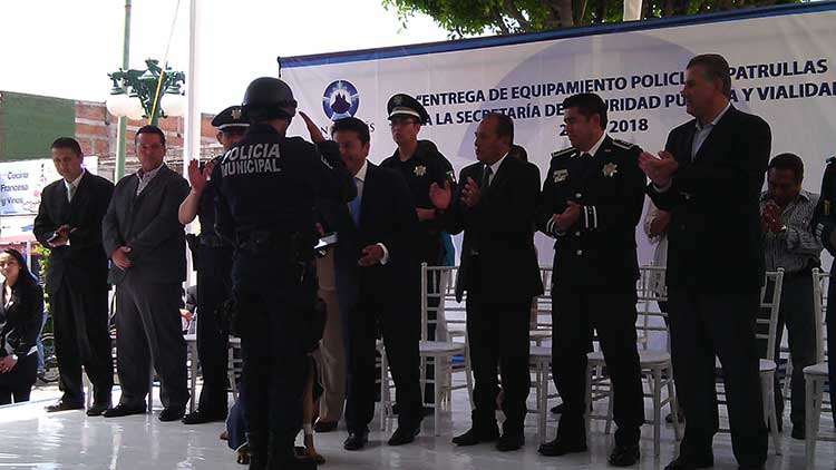Reforzarán con 13 nuevas patrullas la seguridad en San Andrés Cholula