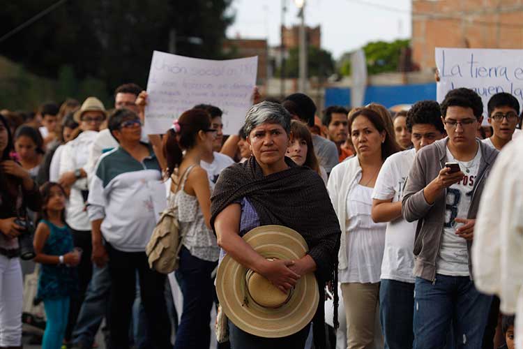 Protestan contra proyecto turístico de Moreno Valle en Cholula