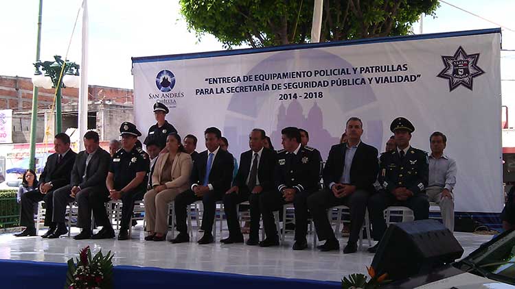 Reforzarán con 13 nuevas patrullas la seguridad en San Andrés Cholula