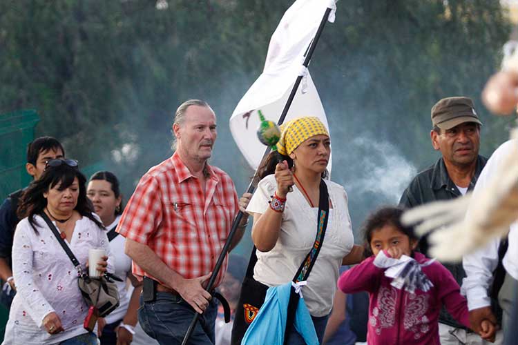 Protestan contra proyecto turístico de Moreno Valle en Cholula