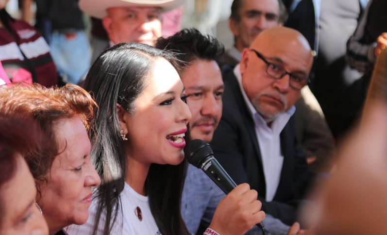 Por encuesta, la alcaldía de San Pedro Cholula debe ser para una mujer: Tonantzin Fernández