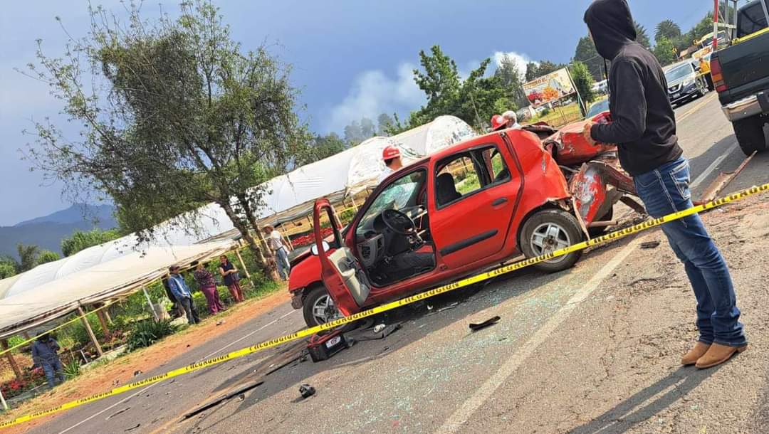 Chocan autos en la Zacatlán-Chignahuapan; hay dos heridos