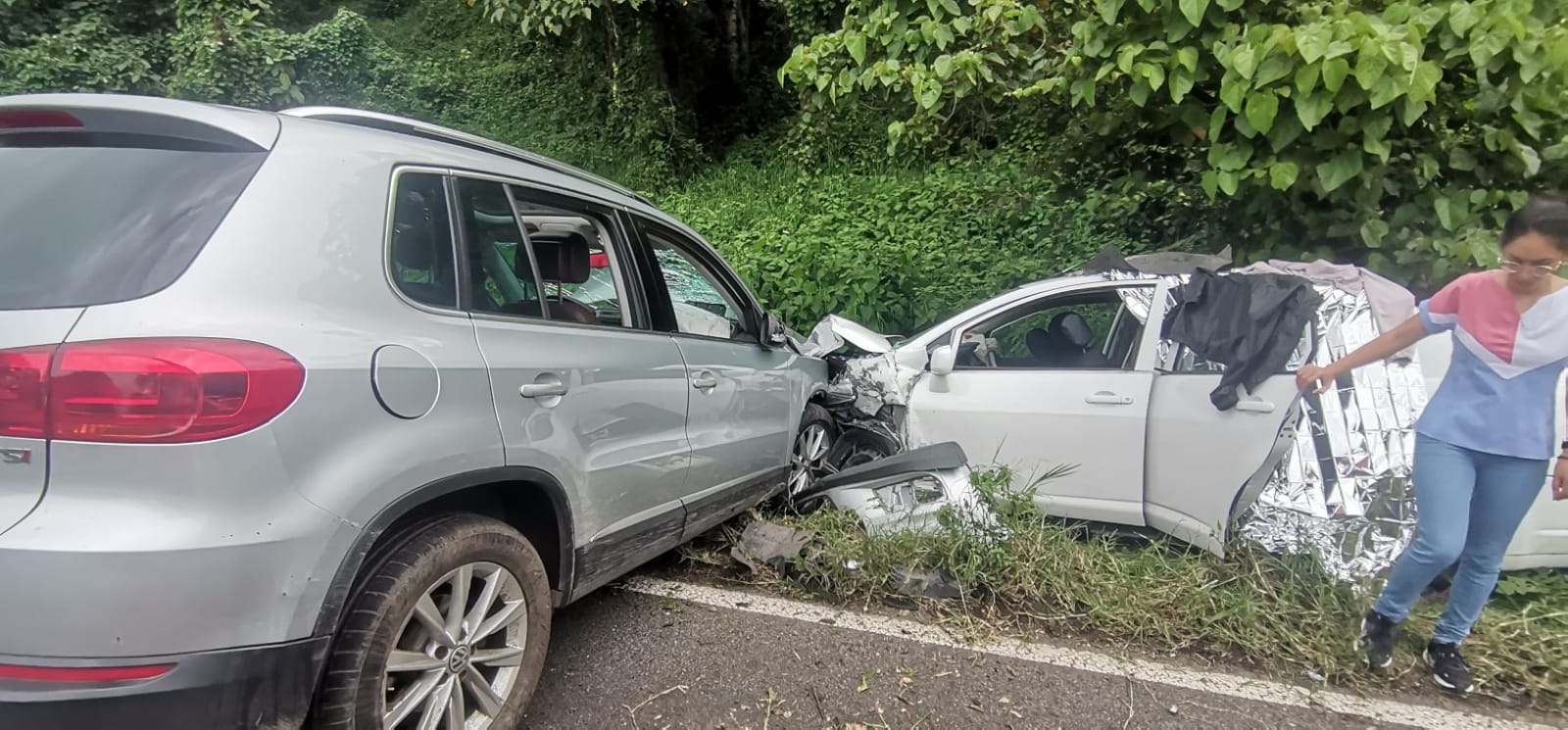 Choque en la federal Pachuca-Tuxpan deja 3 lesionados y un muerto