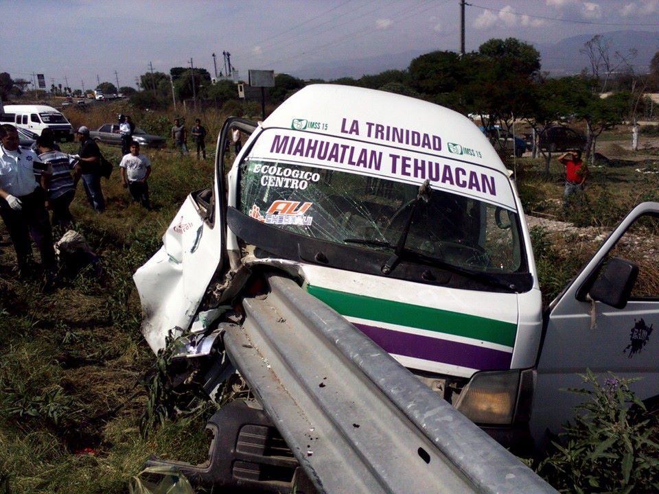Accidente destapa conflictos del transporte público en la región de Tehuacán