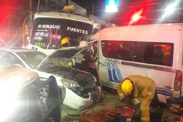 Transporte público lleva 303 accidentes viales y 7 muertes en 2019