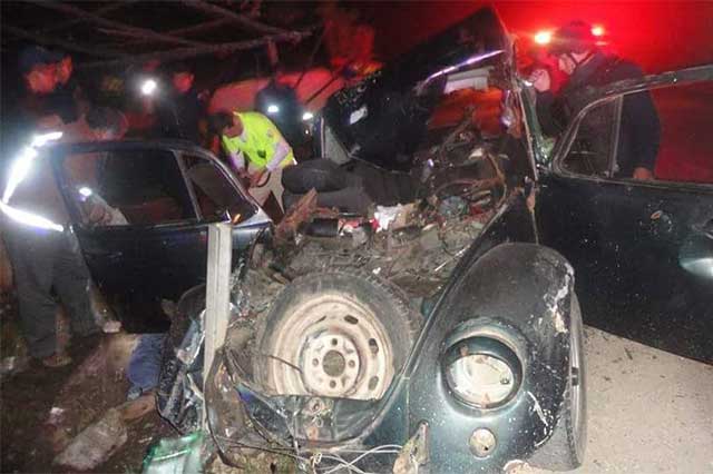 Accidente bloquea circulación de la México-Tuxpan por dos horas