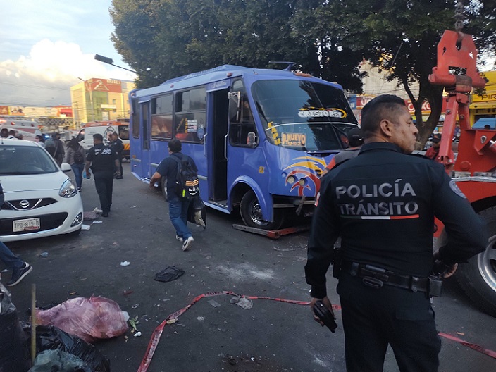 Cafres de rutas dejan 80 heridos y un muerto en 6 choques en Puebla