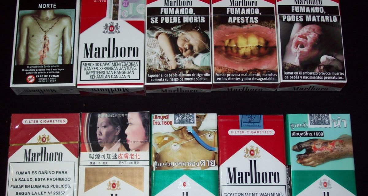 Salud anuncia nuevas leyendas, imágenes y pictogramas para cajetillas de cigarrillos