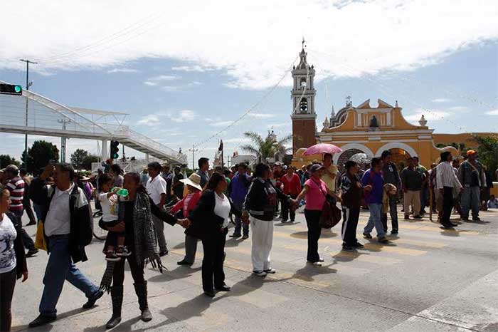Segunda jornada de protestas en San Andrés Cholula