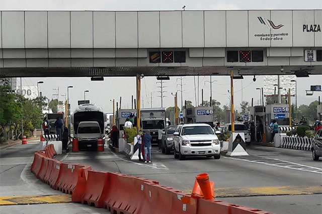 ¡Cuidado! cierran autopista México-Puebla