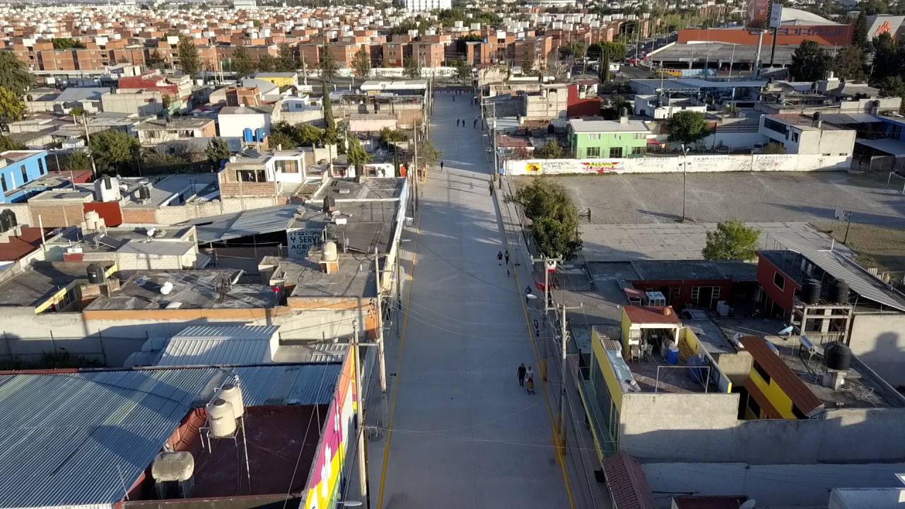Tras obras reabren calle 117 Poniente en Puebla capital