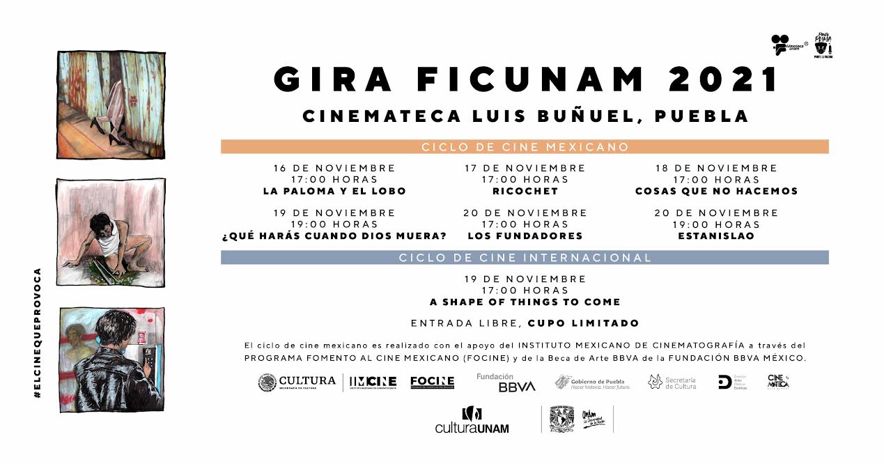 Participa Puebla en Festival Internacional de Cine UNAM 2021