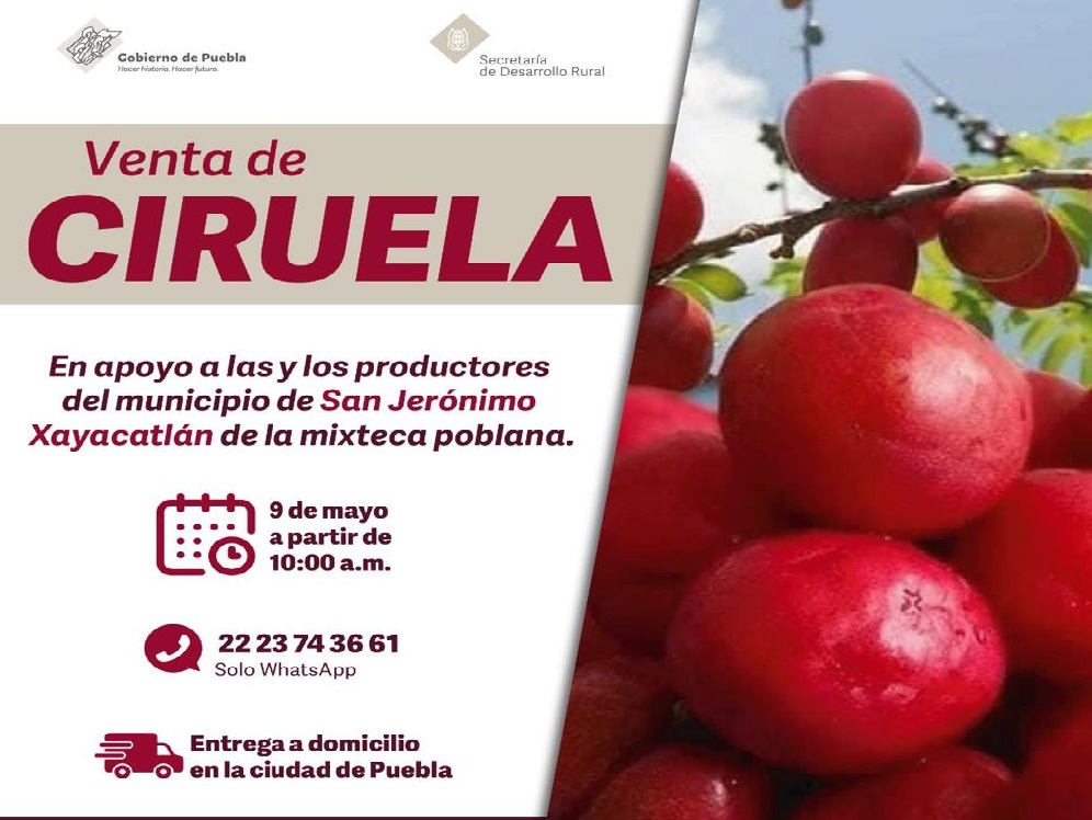 Apoya a productores poblanos con la compra de flores y frutas