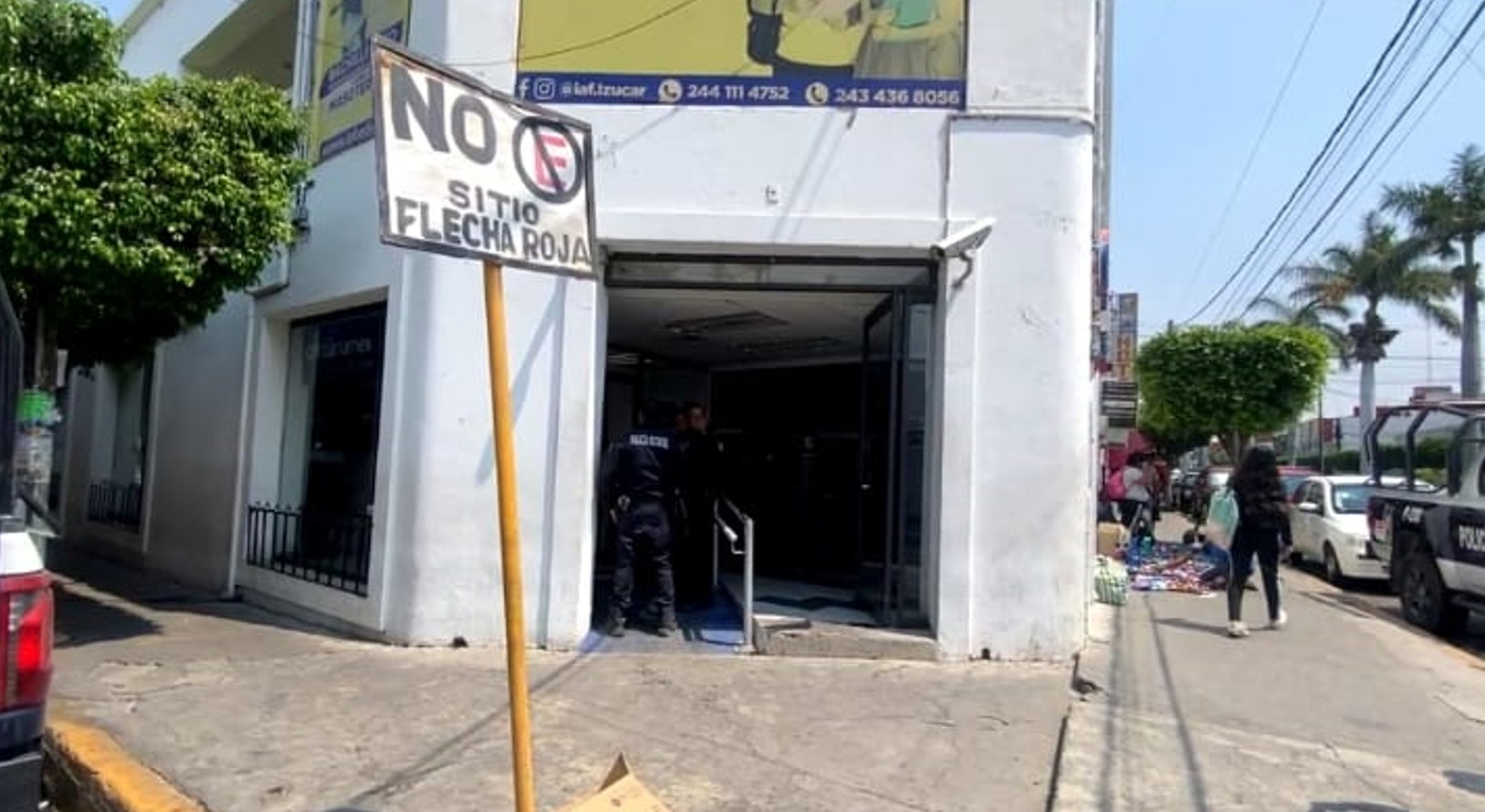 Intentan asaltar a cuentahabientes en el Citibanamex en Izúcar